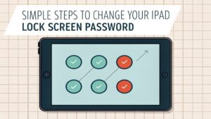 change ipad lock screen password