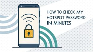 check hotspot password quickly
