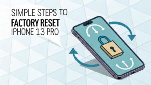 factory reset iphone 13