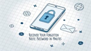 forgotten note password recovery