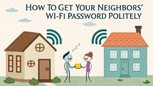 politely ask for password