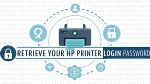 recover hp printer password