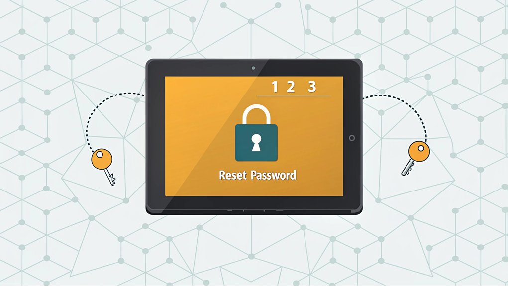 resetting parental controls password