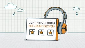change audible password easily