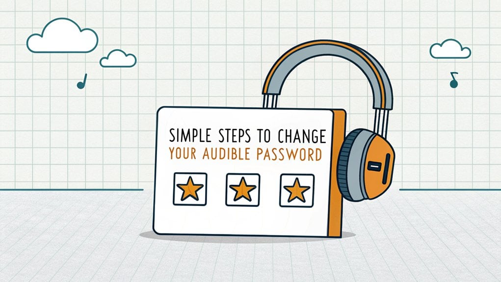 change audible password easily