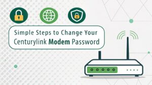 change centurylink modem password
