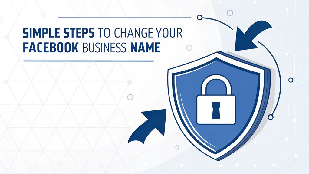 change facebook business name