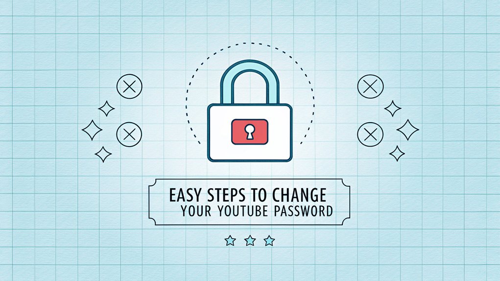 change youtube password easily