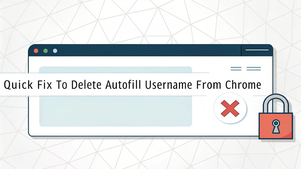 delete chrome autofill usernames