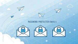password protected email steps
