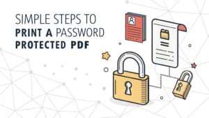 print password protected pdf
