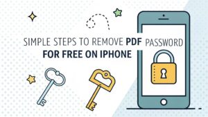 remove pdf password iphone