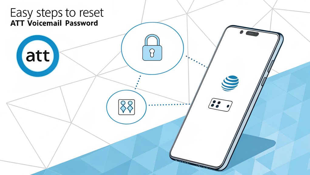reset at t voicemail password