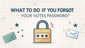 reset your notes password