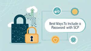 securely transfer files with scp