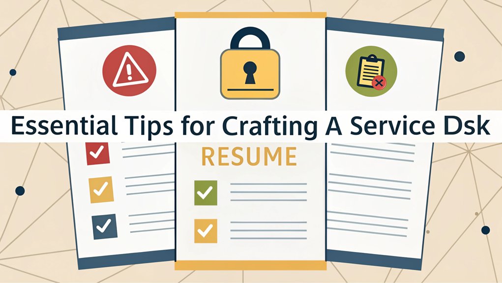 service desk resume tips