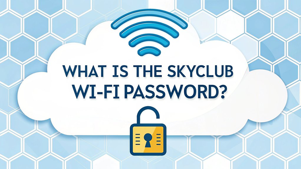 skyclub wi fi access password