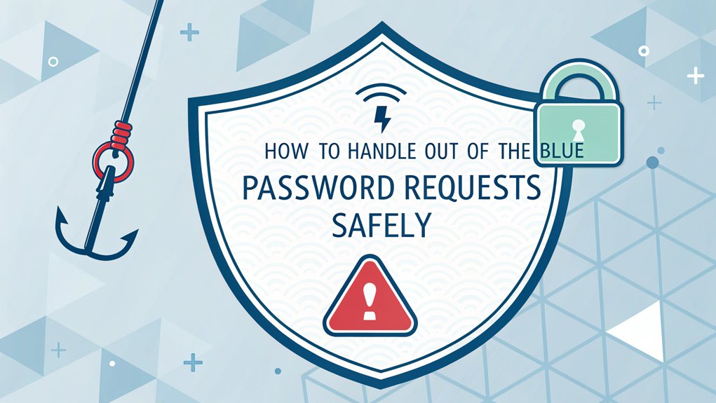 verify before sharing passwords