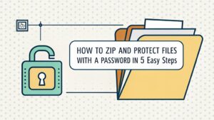 zip files with password
