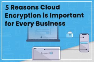 5 Reasons Cloud Encryption is Vital for Businesses - Laptop and smartphone with lock icon.